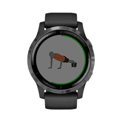 Часы Garmin Venu черные с серым безелем